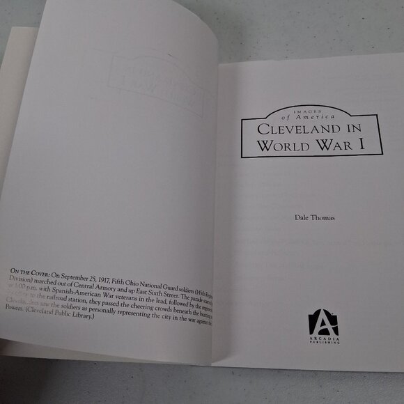 Cleveland Ohio Historical Book Lot of 3 Greatest Disasters World War I Cle Past - Picture 13 of 16